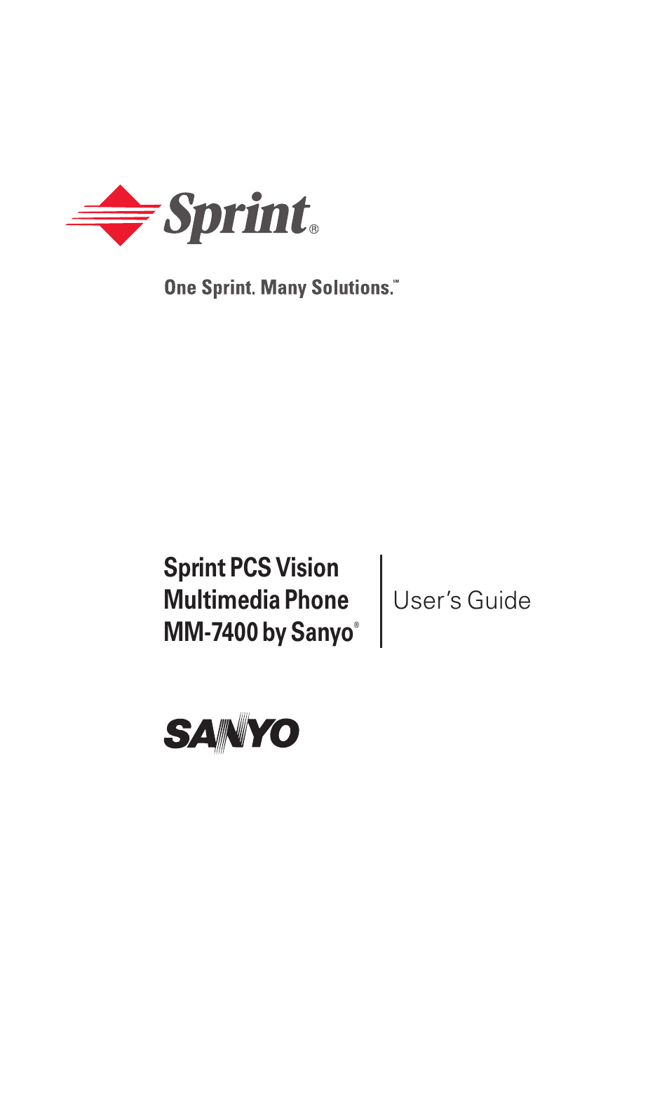 Sanyo MM-7400 User Manual | 326 pages