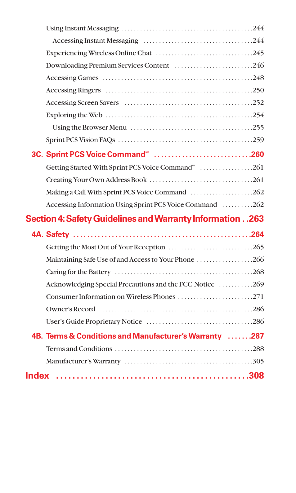 Index | Sanyo MM-7400 User Manual | Page 11 / 326
