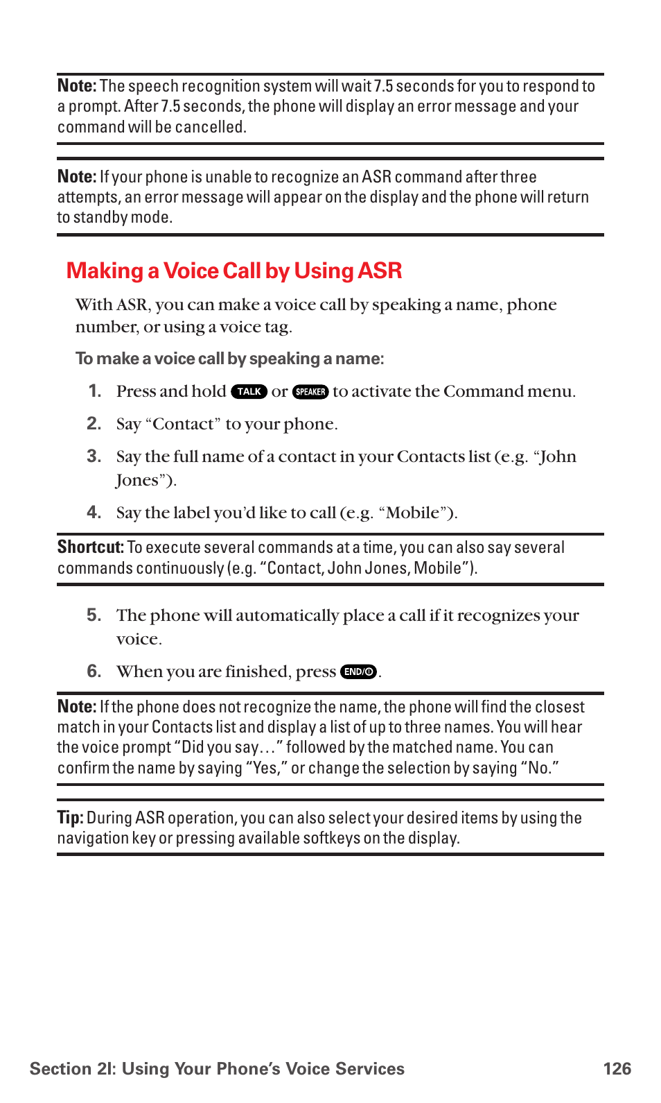 Making a voice call by using asr | Sanyo MM-7400 User Manual | Page 139 / 326