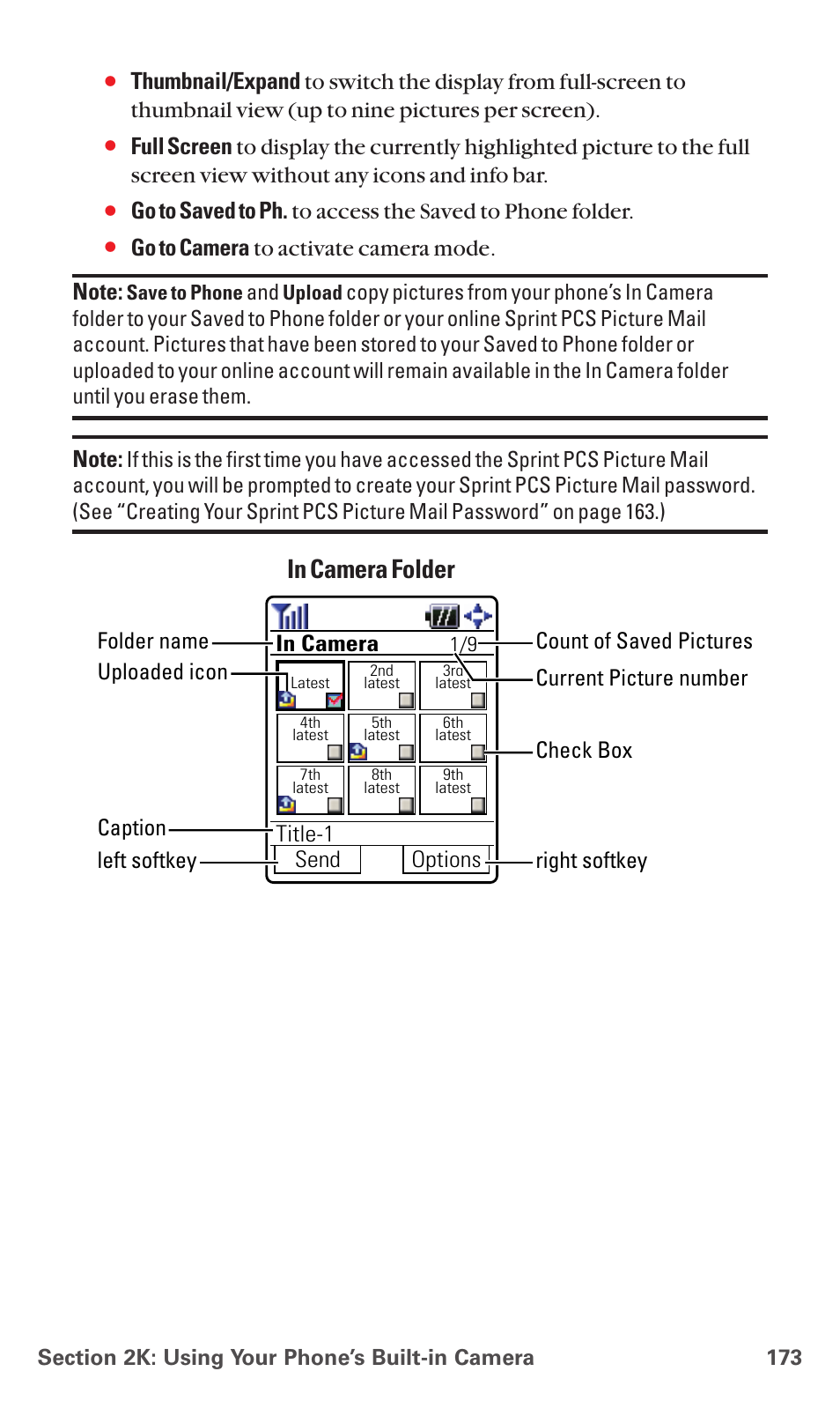 Send options in camera, Title-1 | Sanyo MM-7400 User Manual | Page 186 / 326