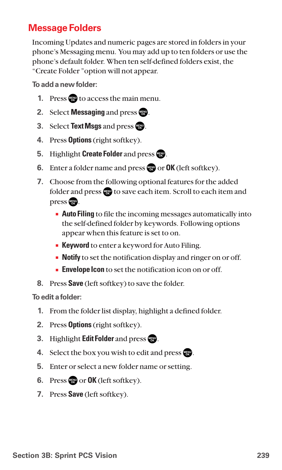 Message folders | Sanyo MM-7400 User Manual | Page 252 / 326