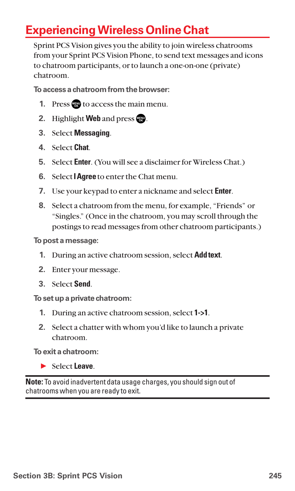 Experiencing wireless online chat | Sanyo MM-7400 User Manual | Page 258 / 326