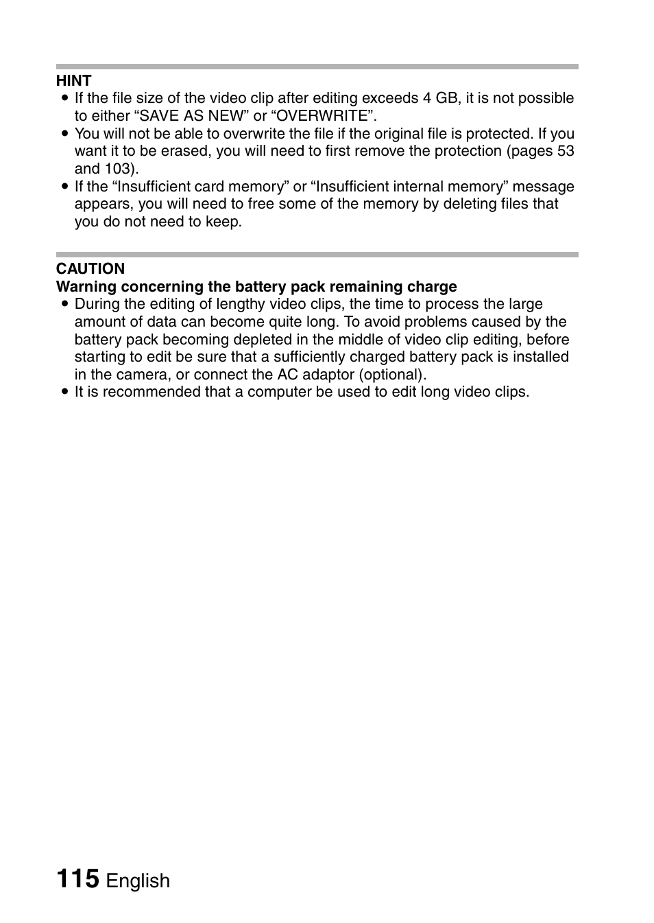 English | Sanyo XACTI VPC-GH3GX User Manual | Page 124 / 204