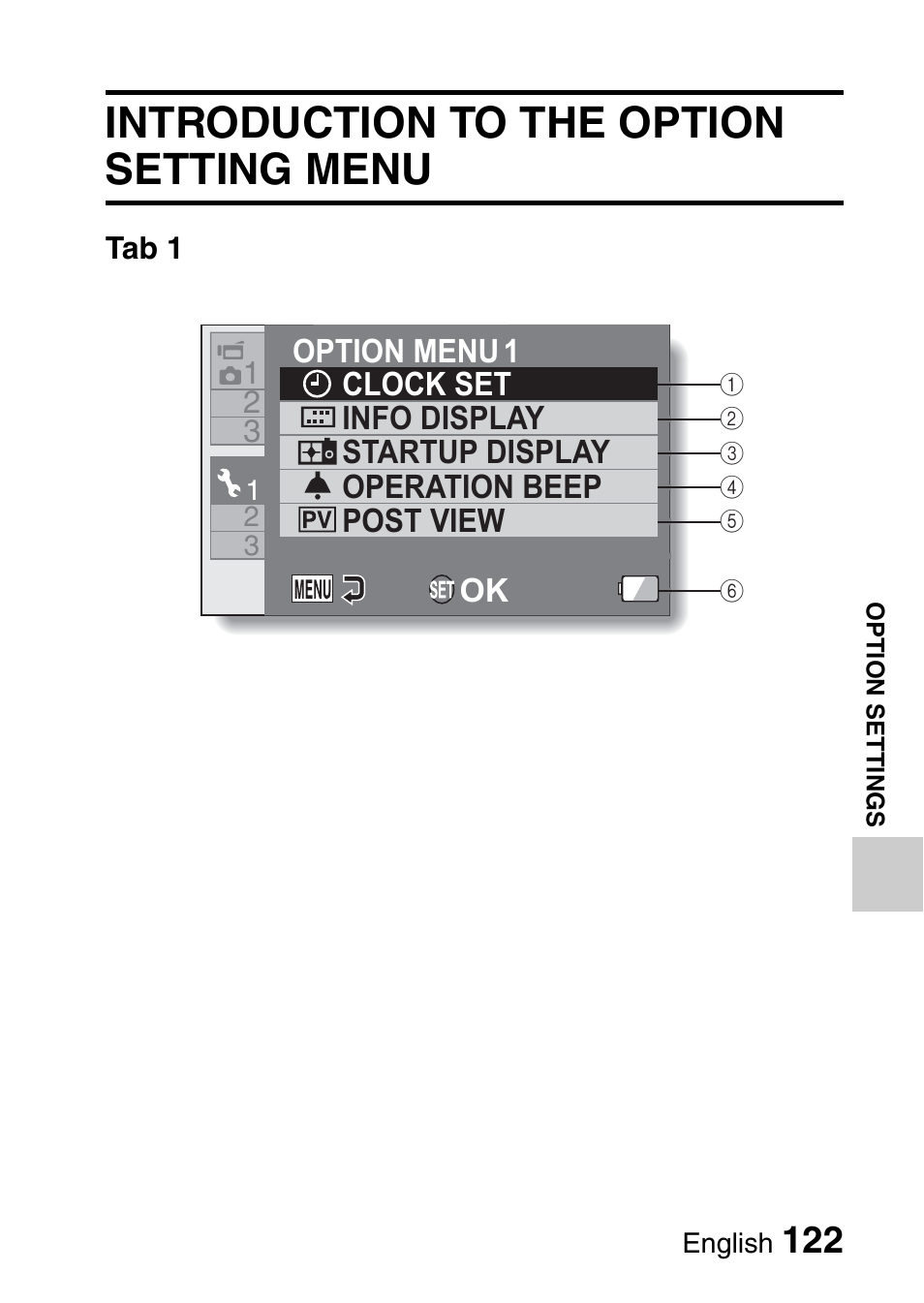 Introduction to the option setting menu | Sanyo XACTI VPC-GH3GX User Manual | Page 131 / 204