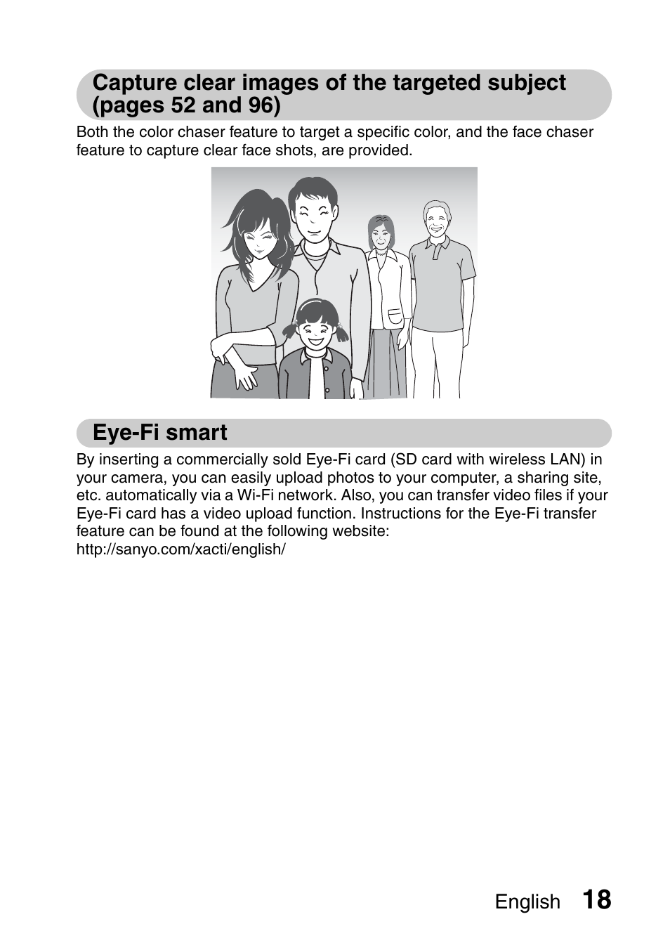 Eye-fi smart | Sanyo XACTI VPC-GH3GX User Manual | Page 27 / 204