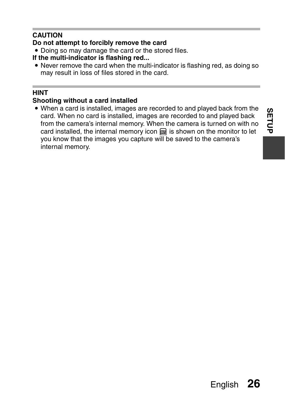 English | Sanyo XACTI VPC-GH3GX User Manual | Page 35 / 204