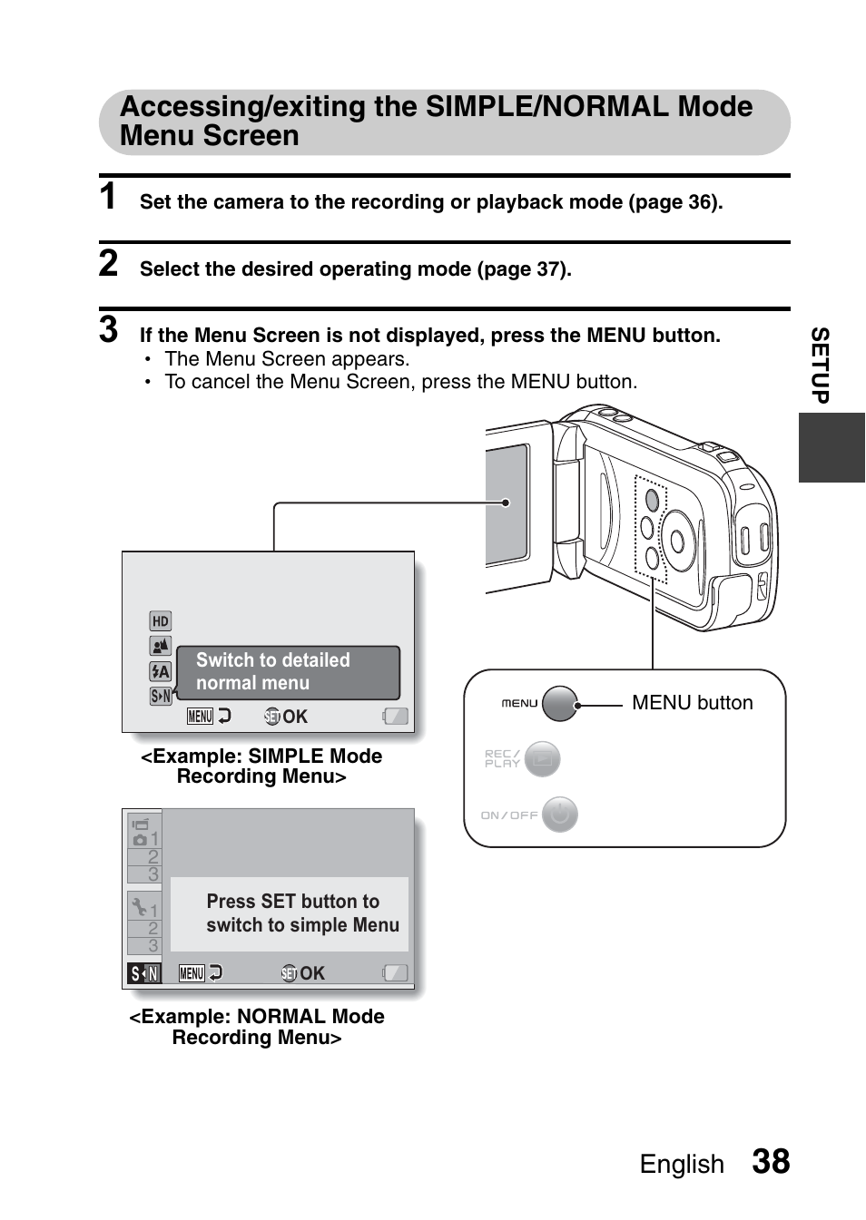 English | Sanyo XACTI VPC-GH3GX User Manual | Page 47 / 204