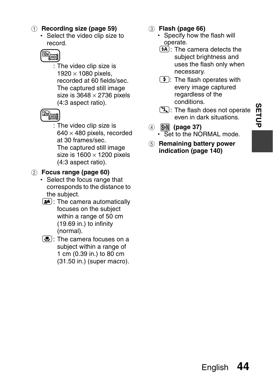 English | Sanyo XACTI VPC-GH3GX User Manual | Page 53 / 204