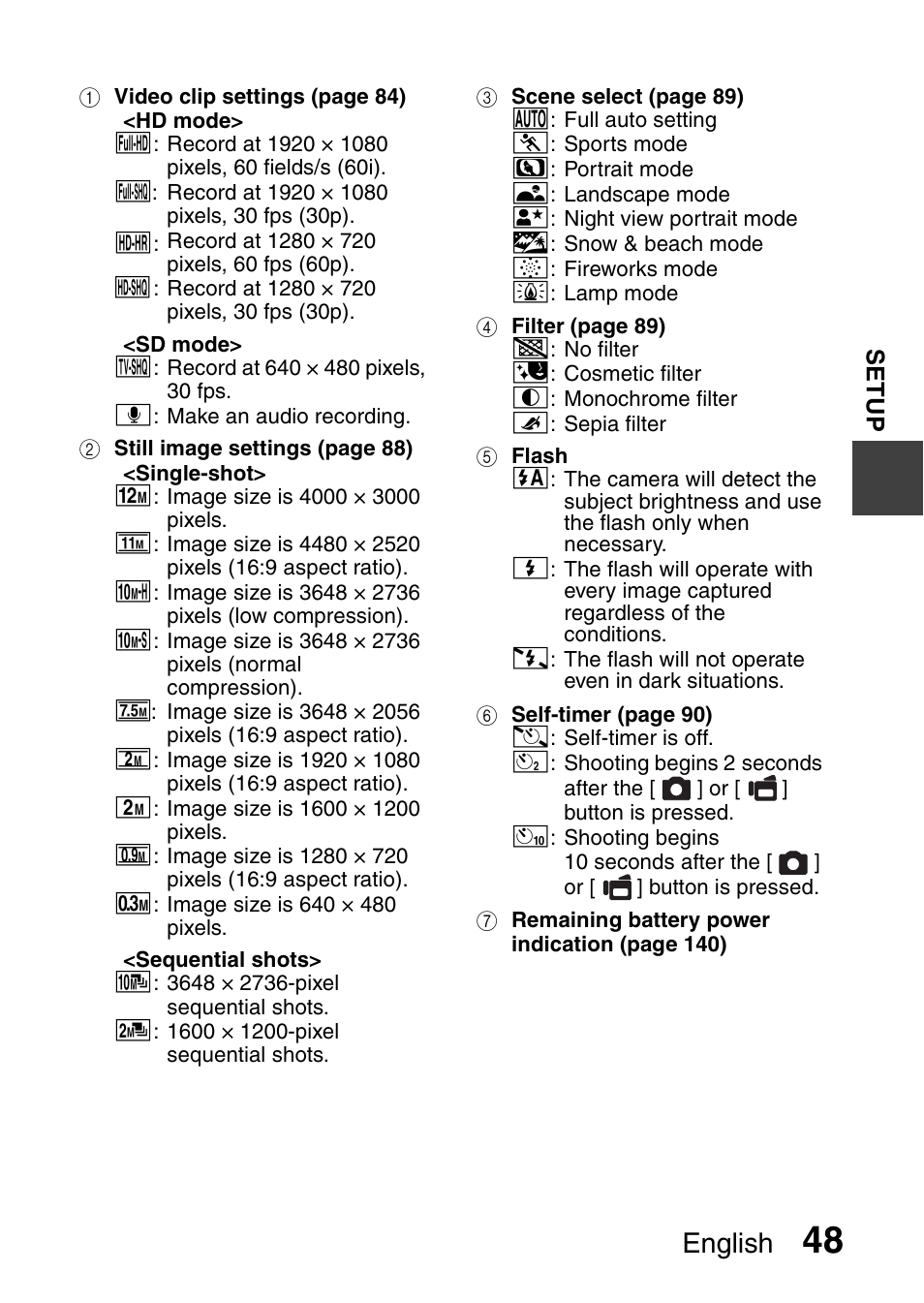 English | Sanyo XACTI VPC-GH3GX User Manual | Page 57 / 204