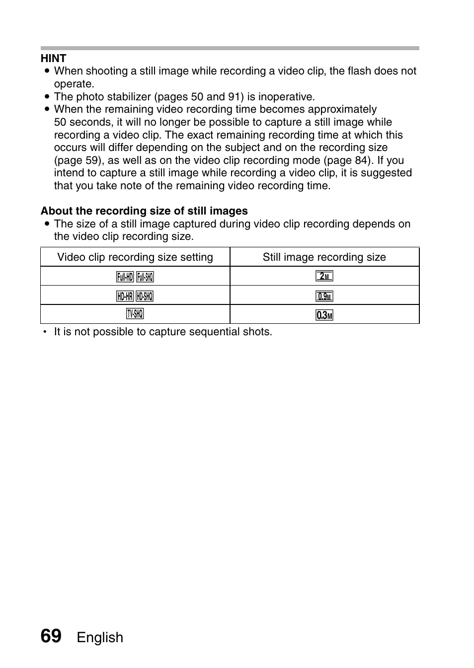 English | Sanyo XACTI VPC-GH3GX User Manual | Page 78 / 204