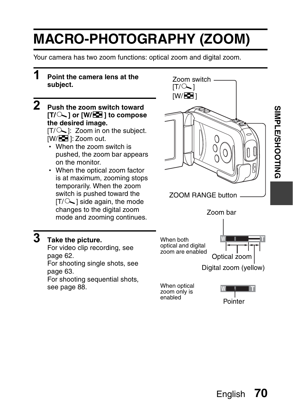 Macro-photography (zoom) | Sanyo XACTI VPC-GH3GX User Manual | Page 79 / 204