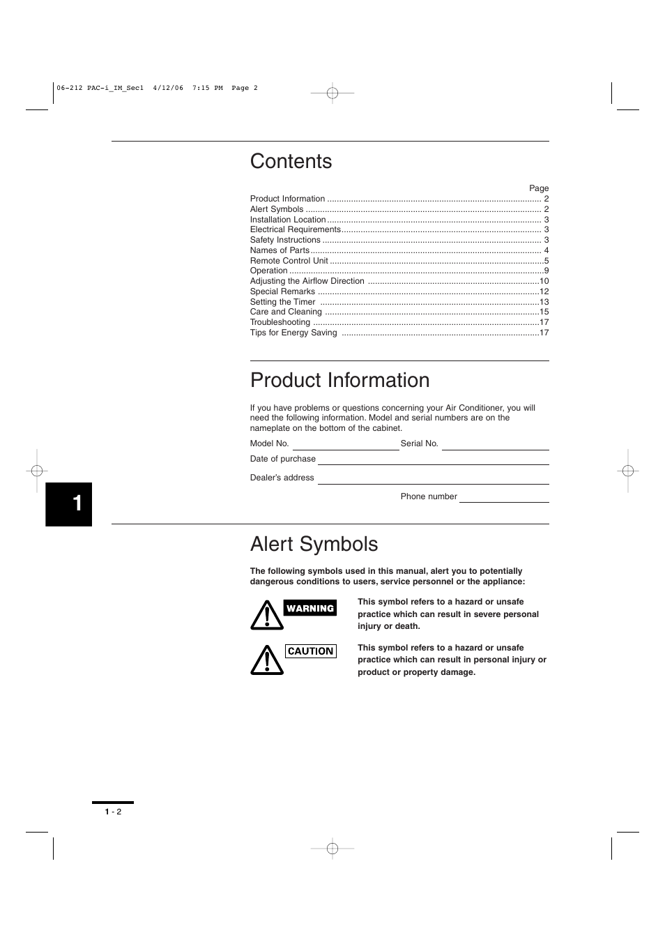 Sanyo KH2672R User Manual | Page 3 / 48