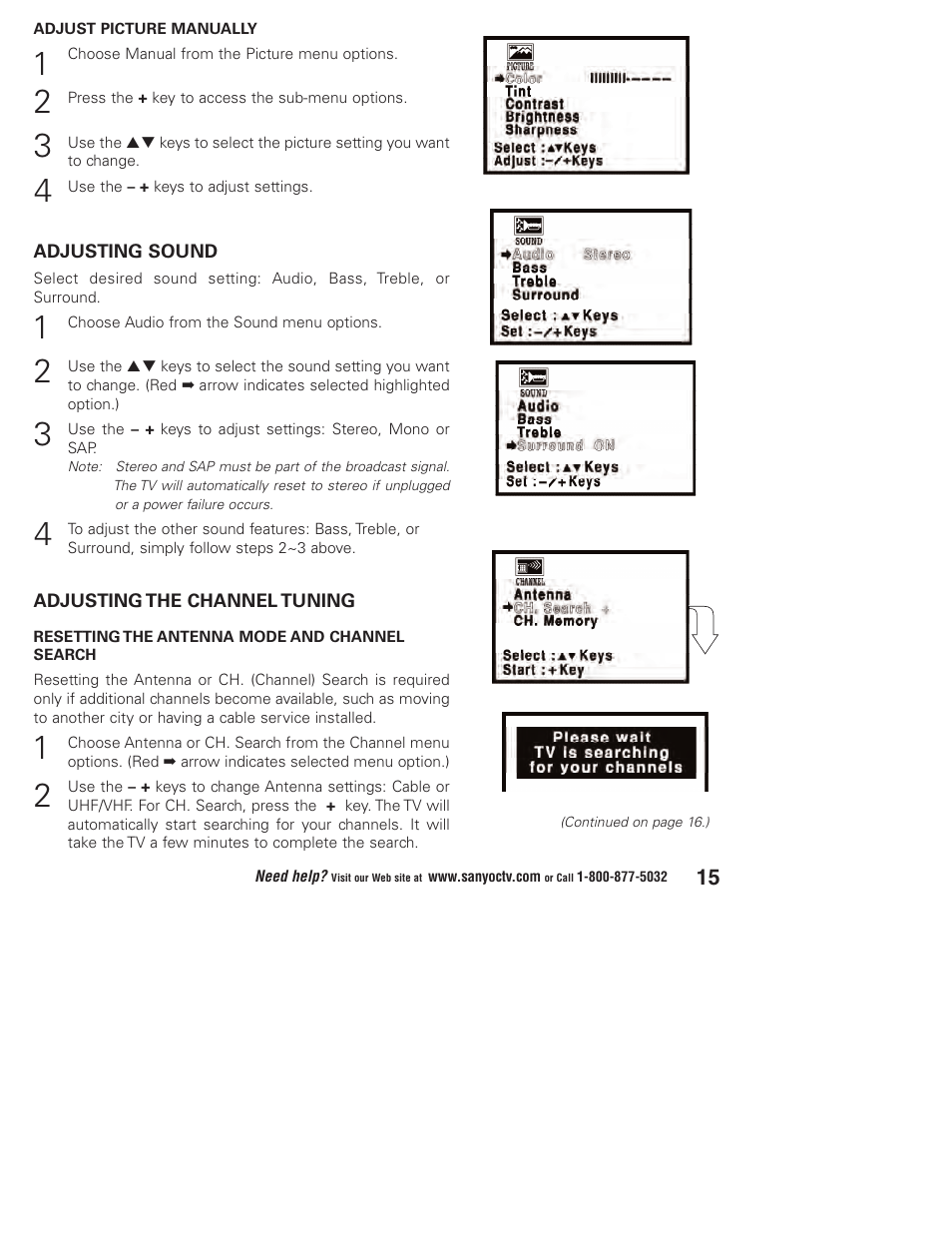 Sanyo DP23845 User Manual | Page 15 / 67