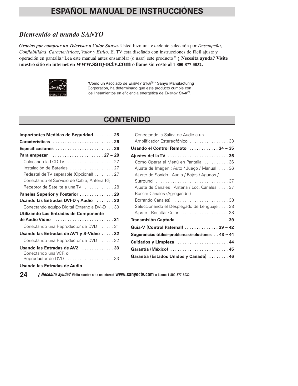 Sanyo DP23845 User Manual | Page 24 / 67
