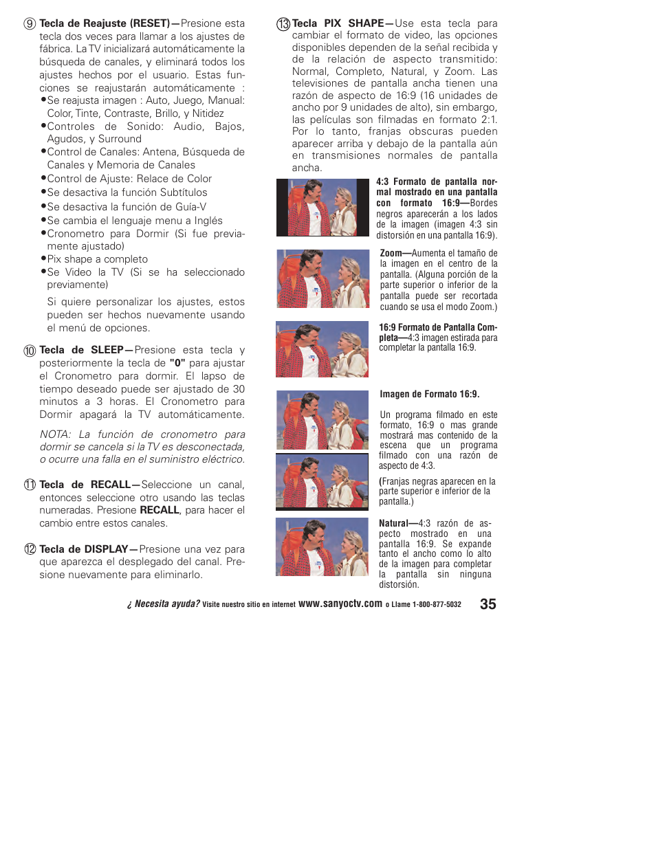 Sanyo DP23845 User Manual | Page 35 / 67