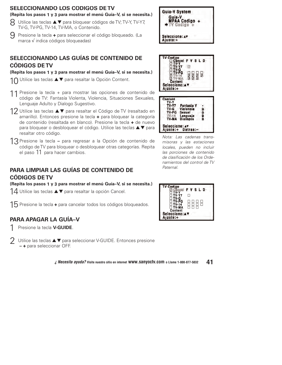 Sanyo DP23845 User Manual | Page 41 / 67