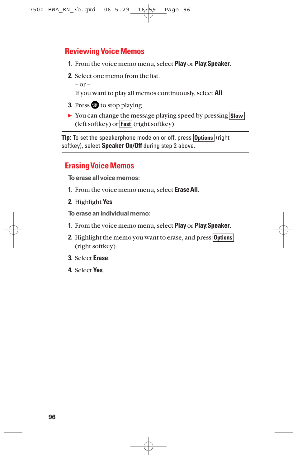 Sanyo scp 7500 User Manual | Page 104 / 173