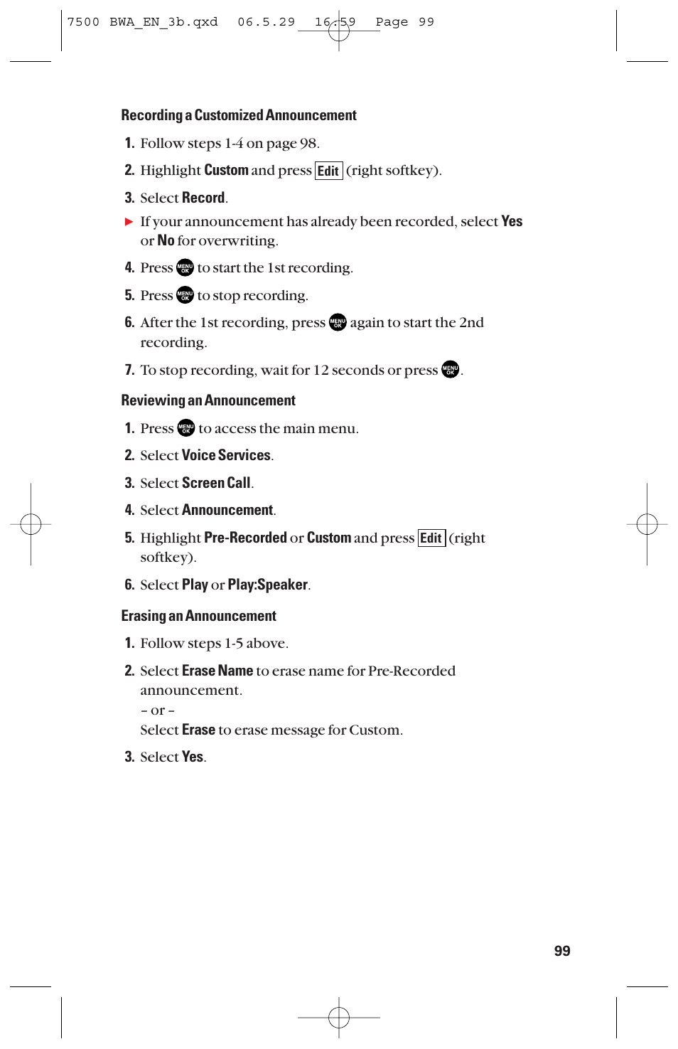 Sanyo scp 7500 User Manual | Page 107 / 173