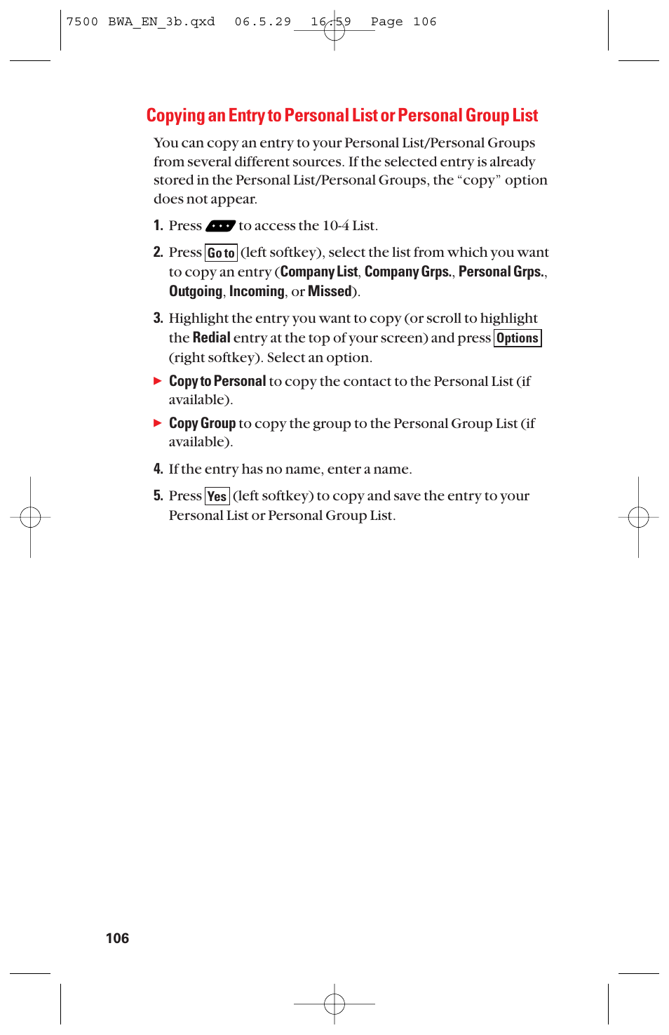 Sanyo scp 7500 User Manual | Page 114 / 173