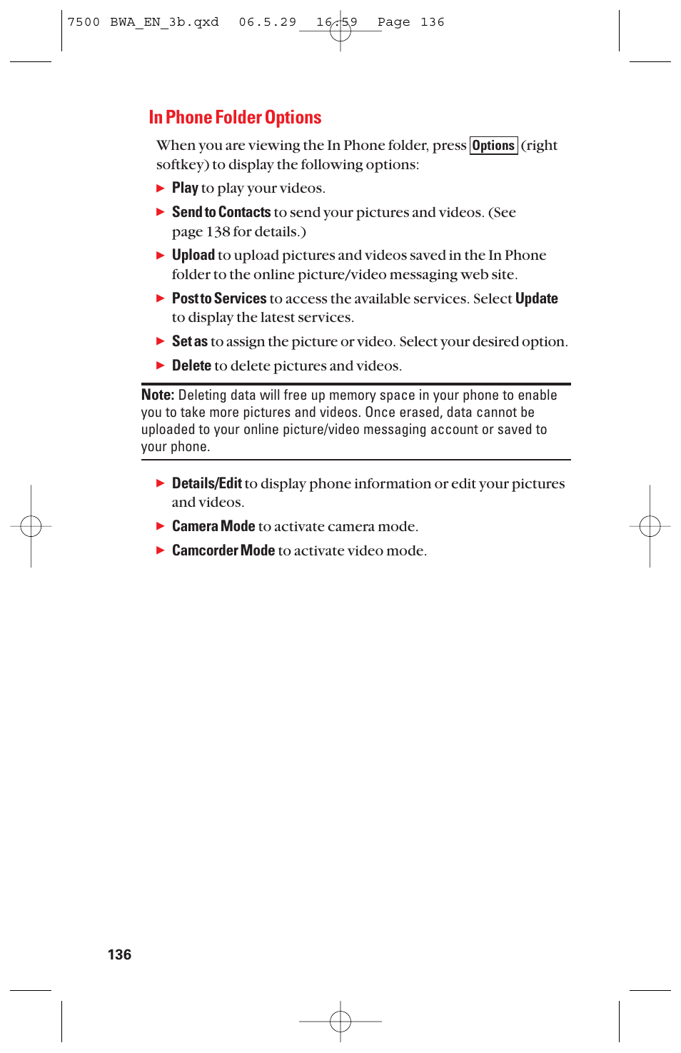 Sanyo scp 7500 User Manual | Page 144 / 173
