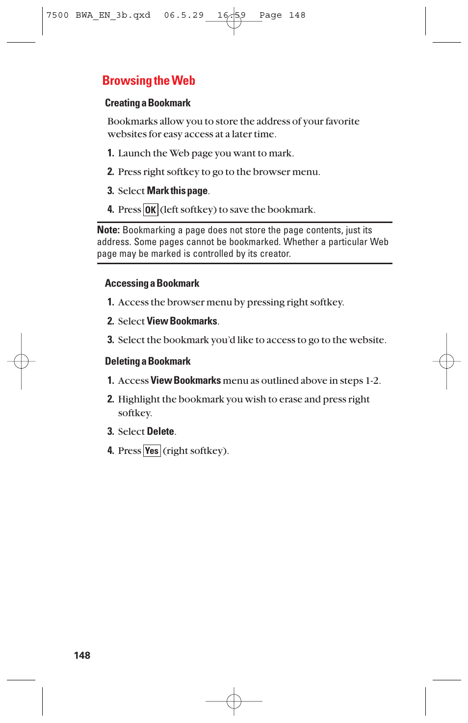 Browsing the web | Sanyo scp 7500 User Manual | Page 156 / 173