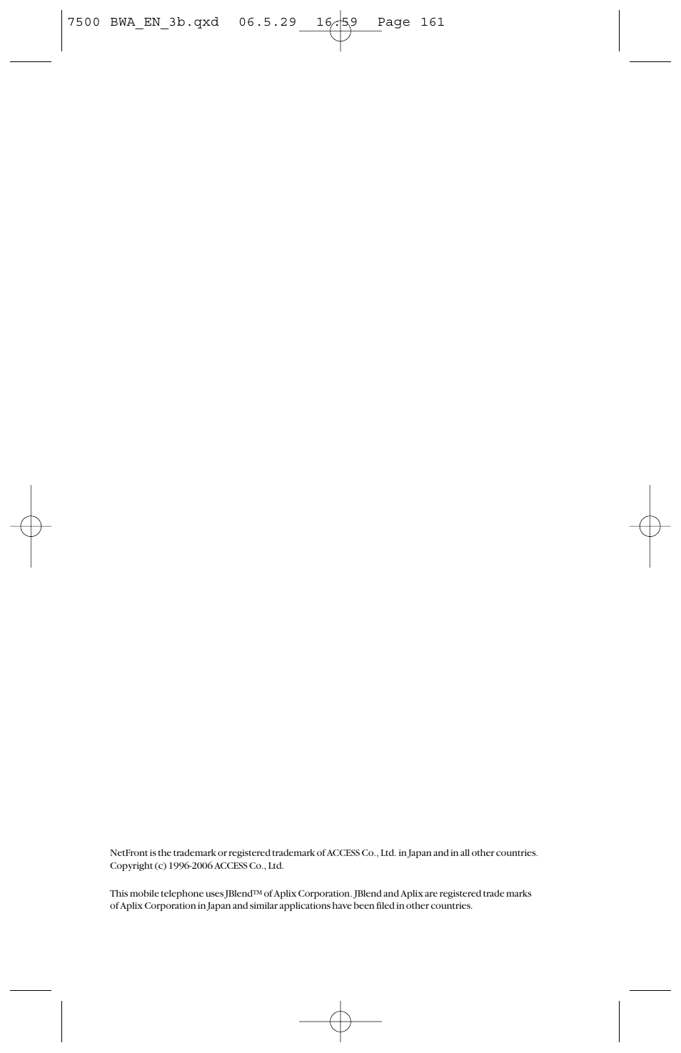 Sanyo scp 7500 User Manual | Page 169 / 173