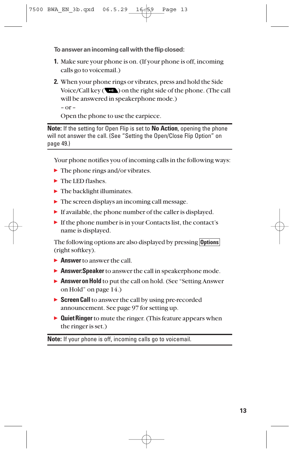 Sanyo scp 7500 User Manual | Page 21 / 173
