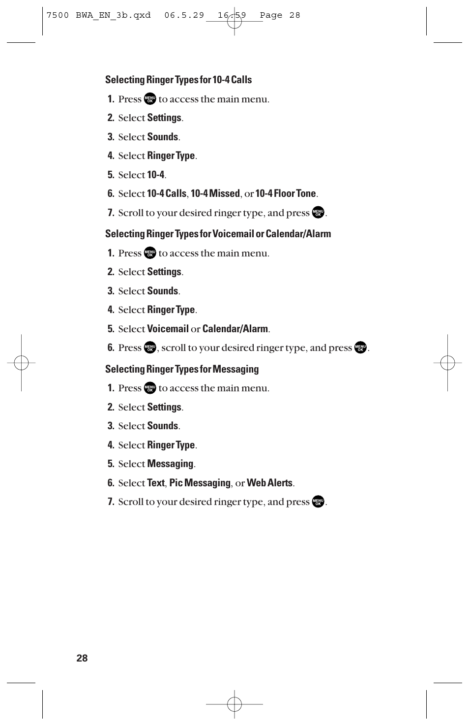 Sanyo scp 7500 User Manual | Page 36 / 173