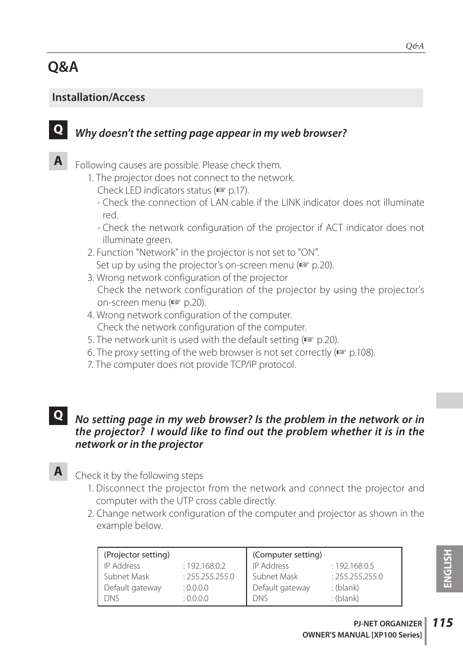 Sanyo POA-PN03C User Manual | Page 115 / 124