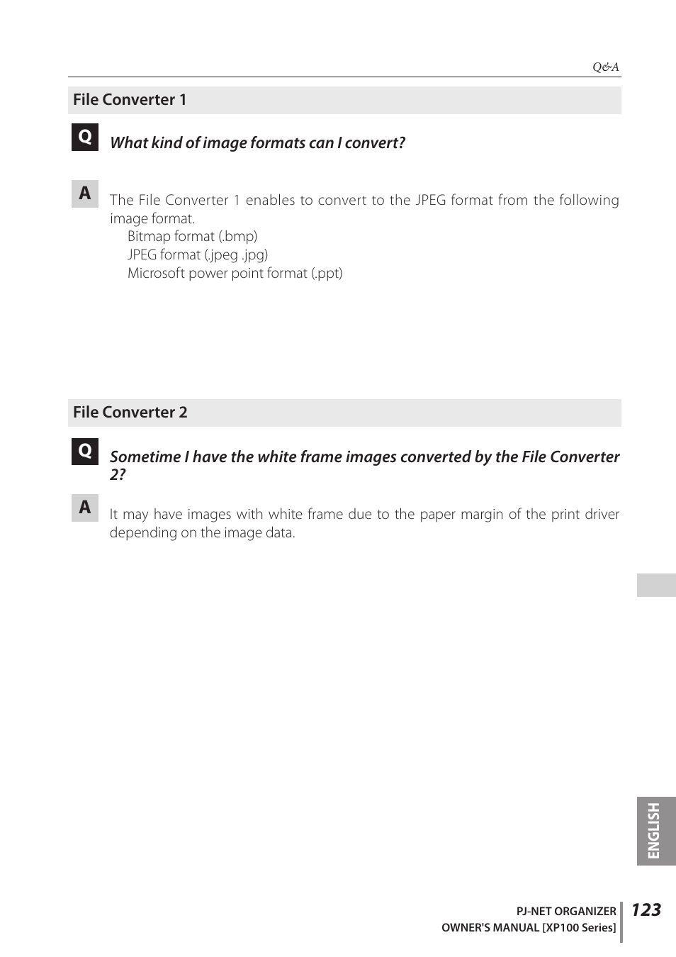 Sanyo POA-PN03C User Manual | Page 123 / 124