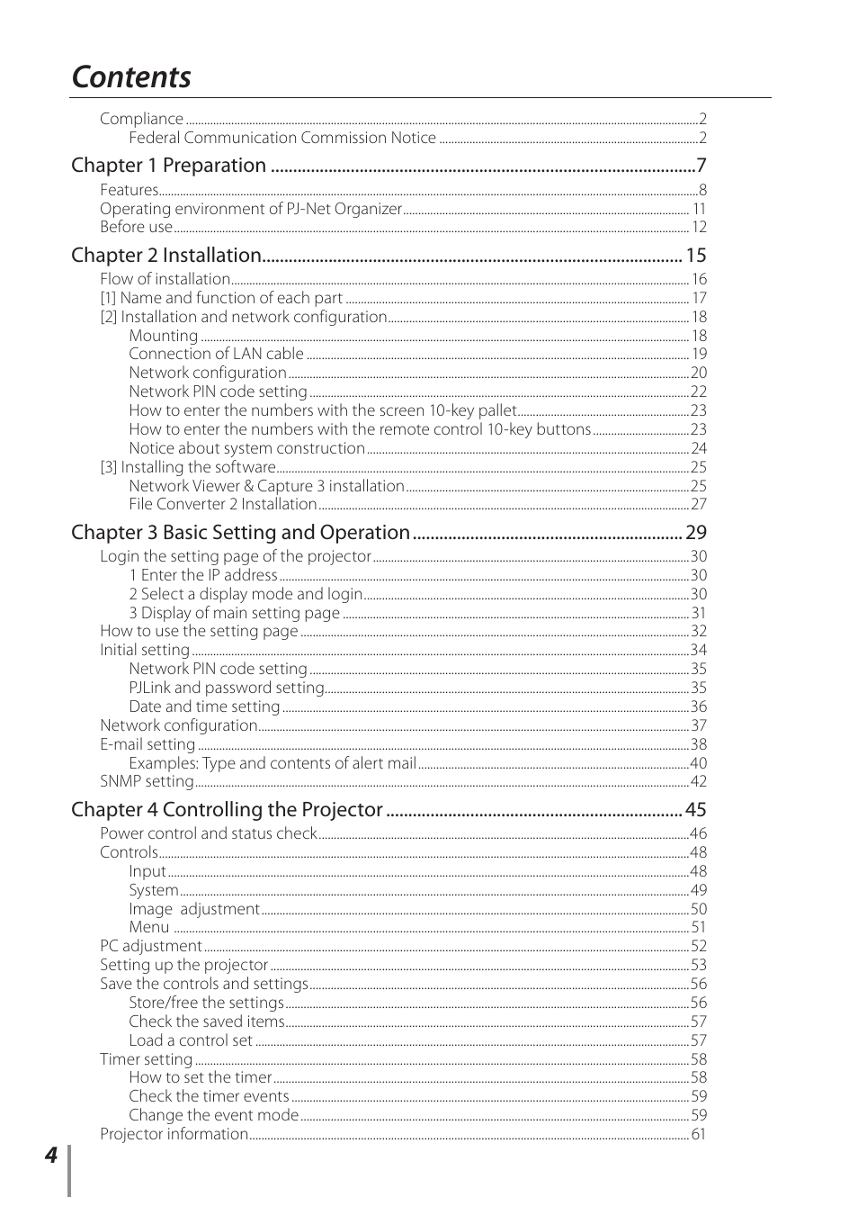 Sanyo POA-PN03C User Manual | Page 4 / 124