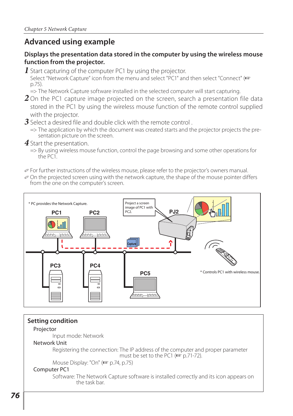 Advanced using example | Sanyo POA-PN03C User Manual | Page 76 / 124