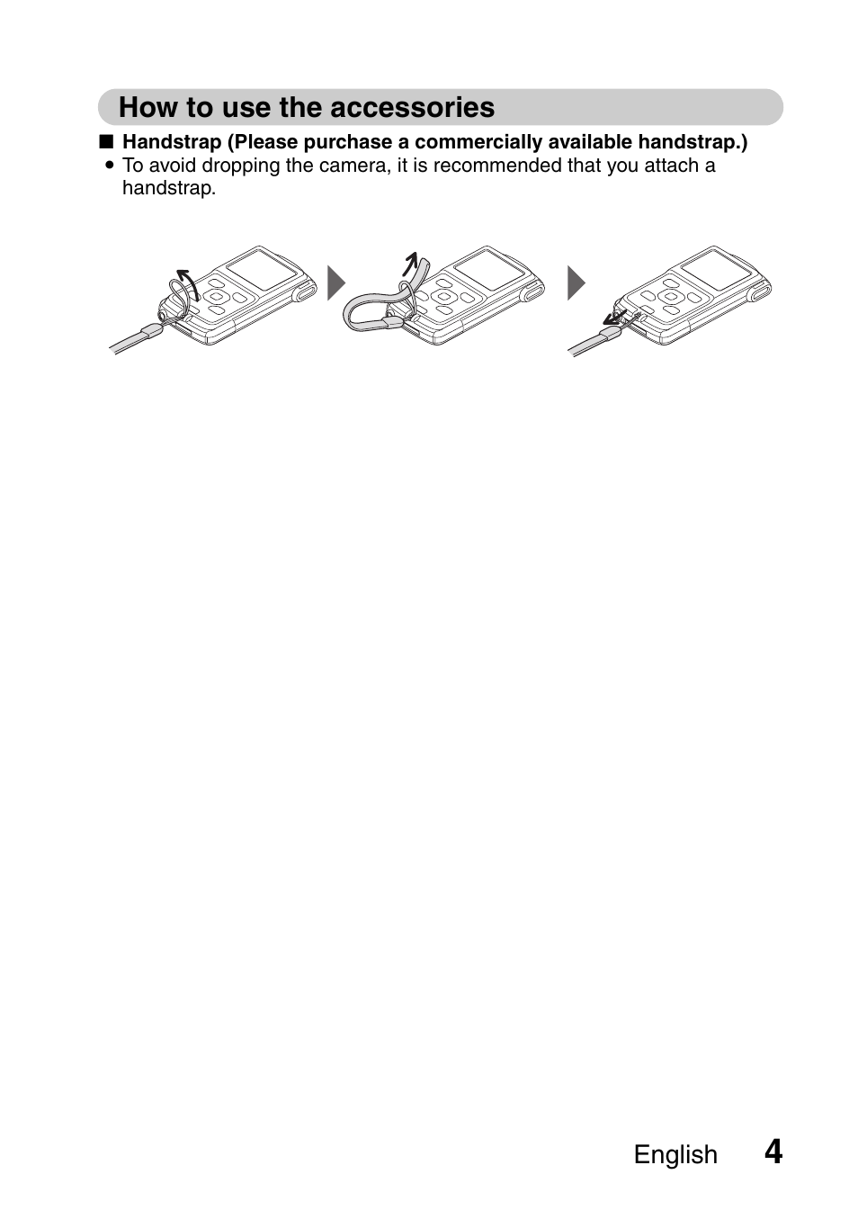 How to use the accessories | Sanyo DUAL CAMERA VPC-PD1TA User Manual | Page 19 / 64