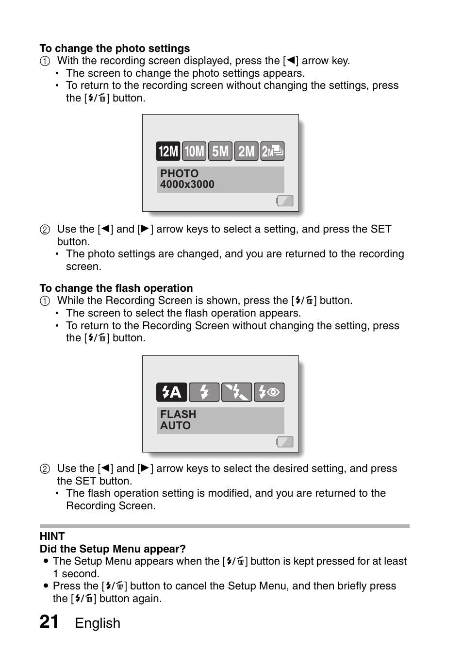 English | Sanyo DUAL CAMERA VPC-PD1TA User Manual | Page 36 / 64