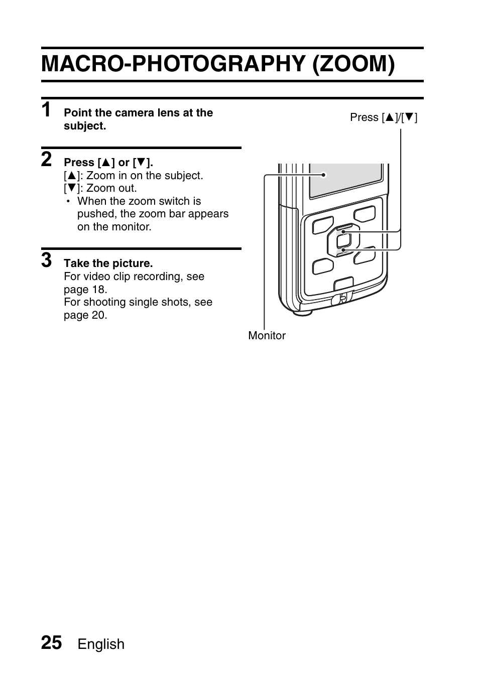 Macro-photography (zoom) | Sanyo DUAL CAMERA VPC-PD1TA User Manual | Page 40 / 64