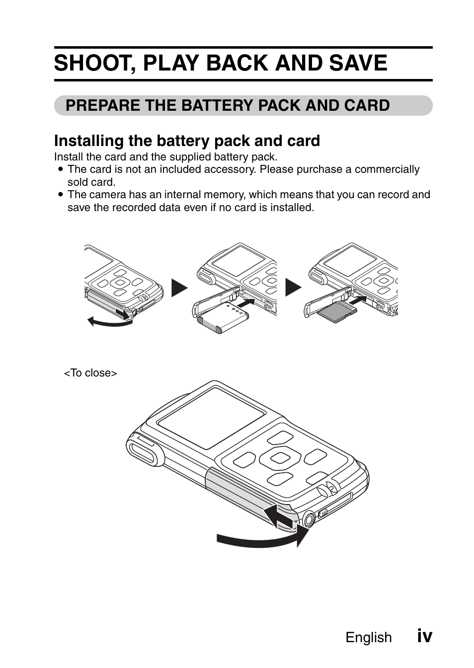 Shoot, play back and save | Sanyo DUAL CAMERA VPC-PD1TA User Manual | Page 5 / 64