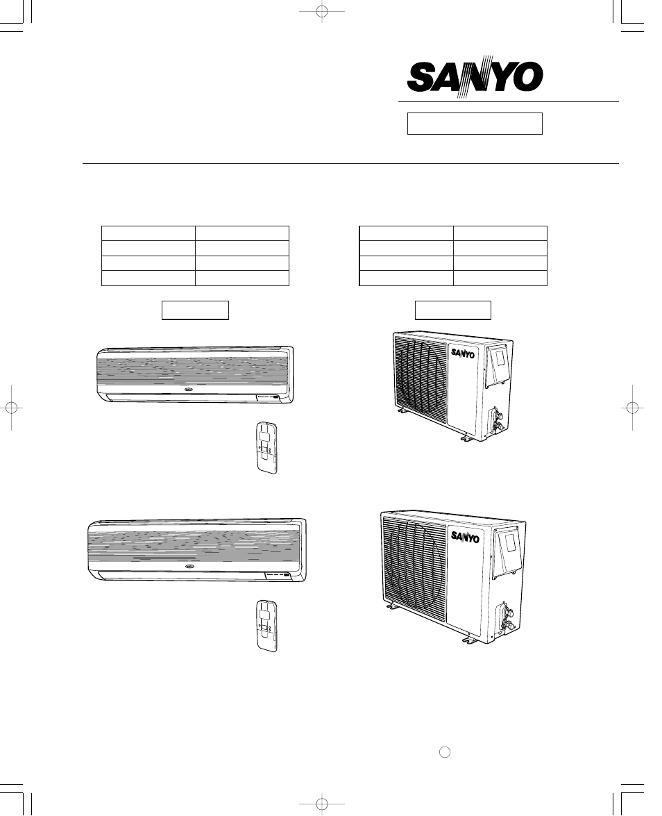 Sanyo CH1852 User Manual | 98 pages
