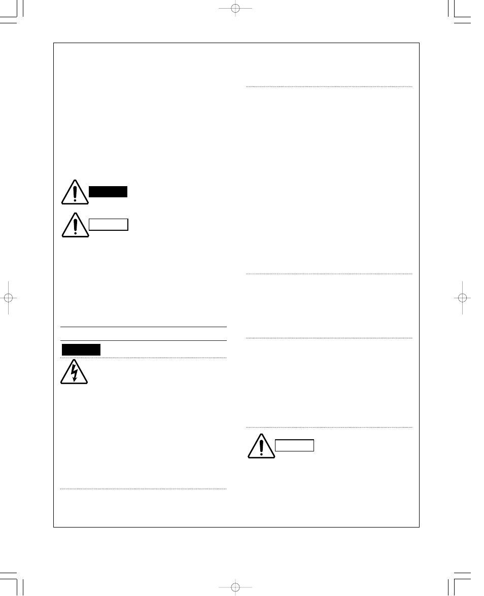 Important! please read before starting | Sanyo CH1852 User Manual | Page 2 / 98