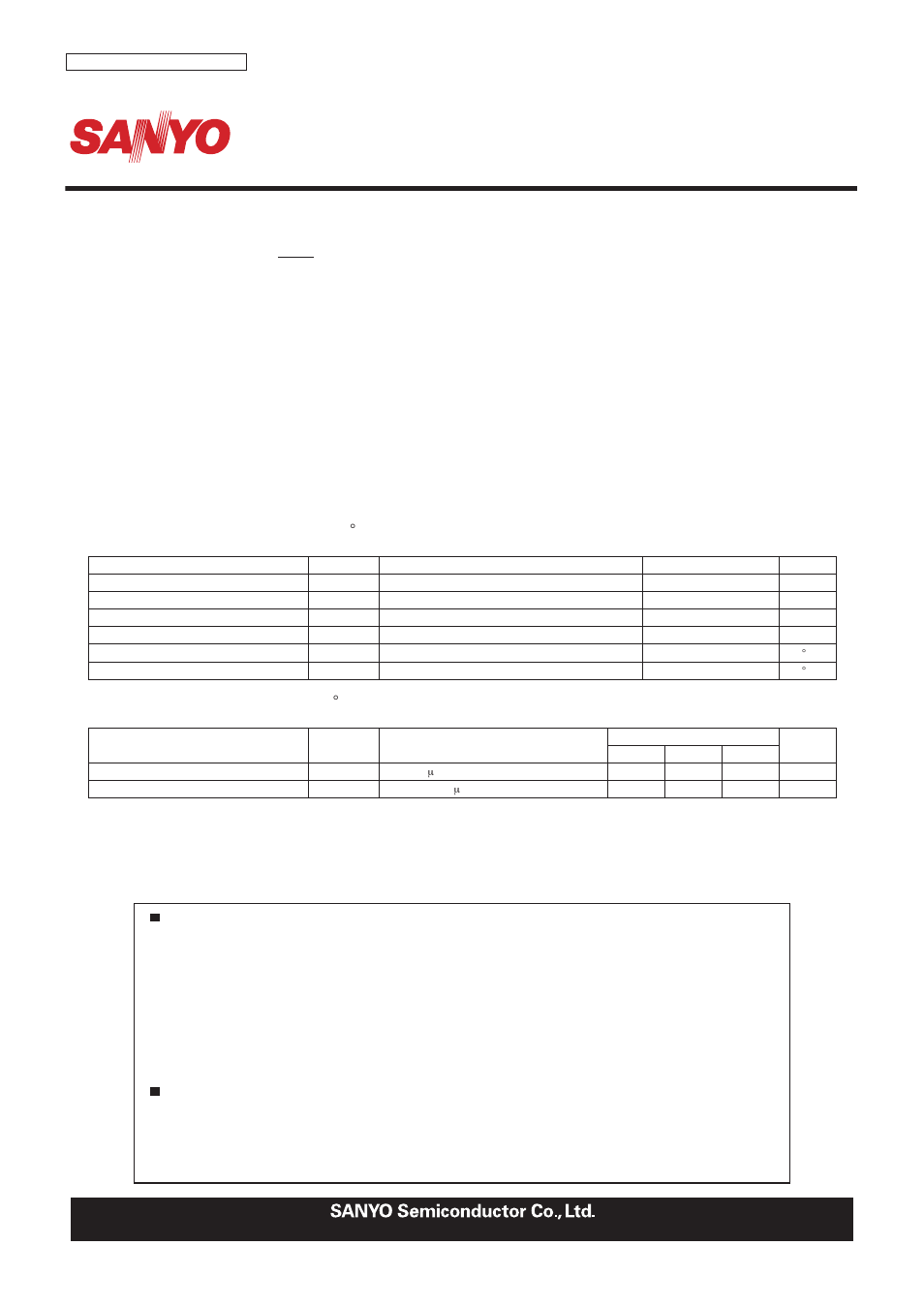 Sanyo TF202FC User Manual | 3 pages