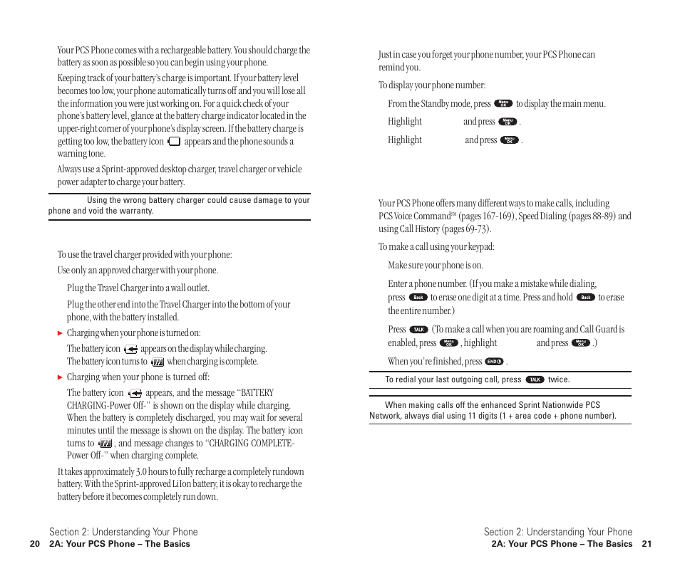 Displaying your phone number, Making and answering calls, Making calls | Sanyo SCP-6400 User Manual | Page 16 / 100