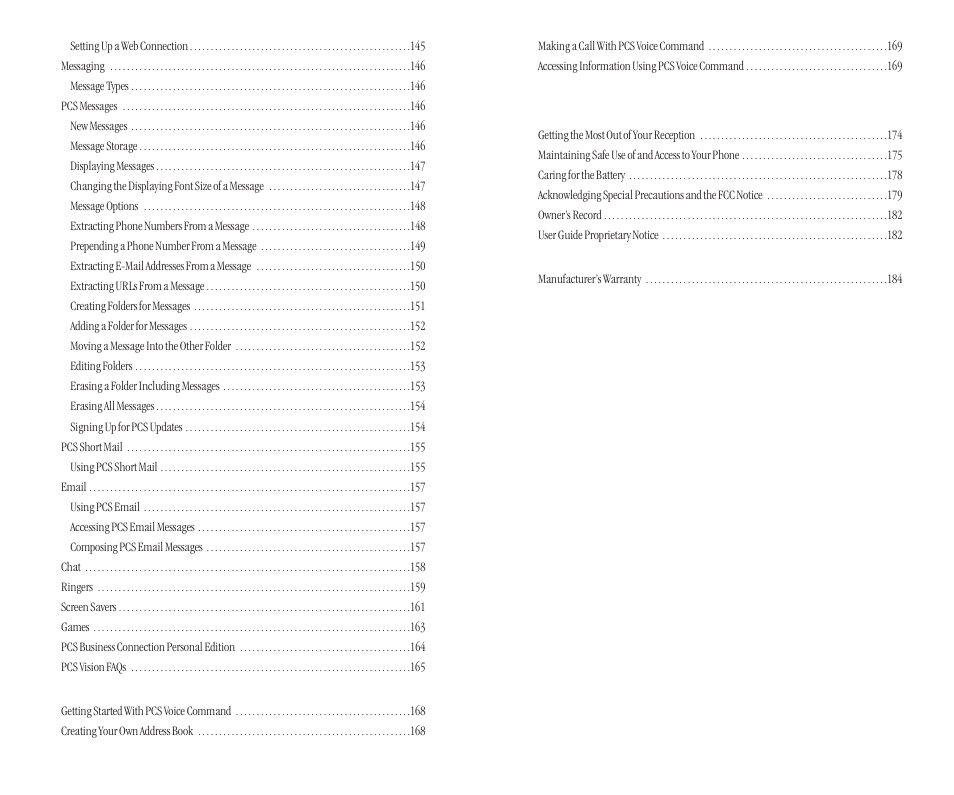 Sanyo SCP-6400 User Manual | Page 5 / 100