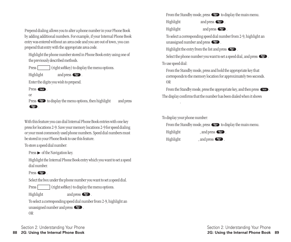 Using different dialing methods, My pcs phone number | Sanyo SCP-6400 User Manual | Page 50 / 100