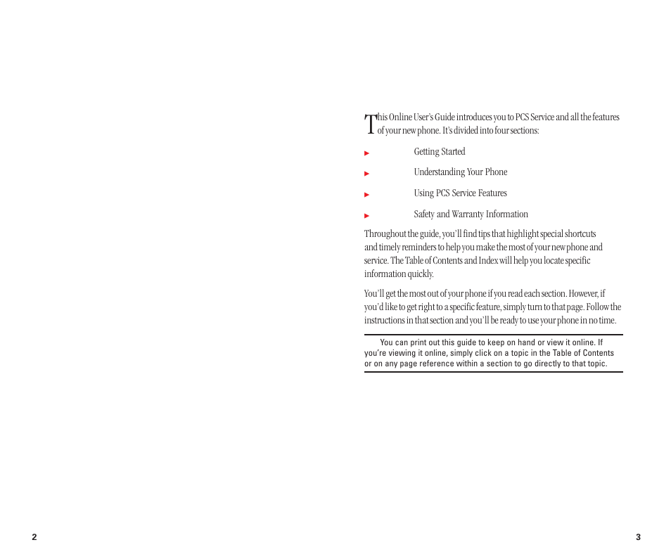 Introduction to this online user’s guide | Sanyo SCP-6400 User Manual | Page 7 / 100