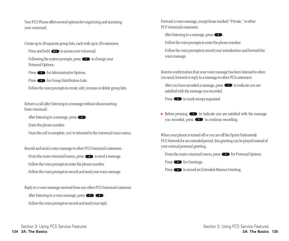 Voicemail options | Sanyo SCP-6400 User Manual | Page 73 / 100