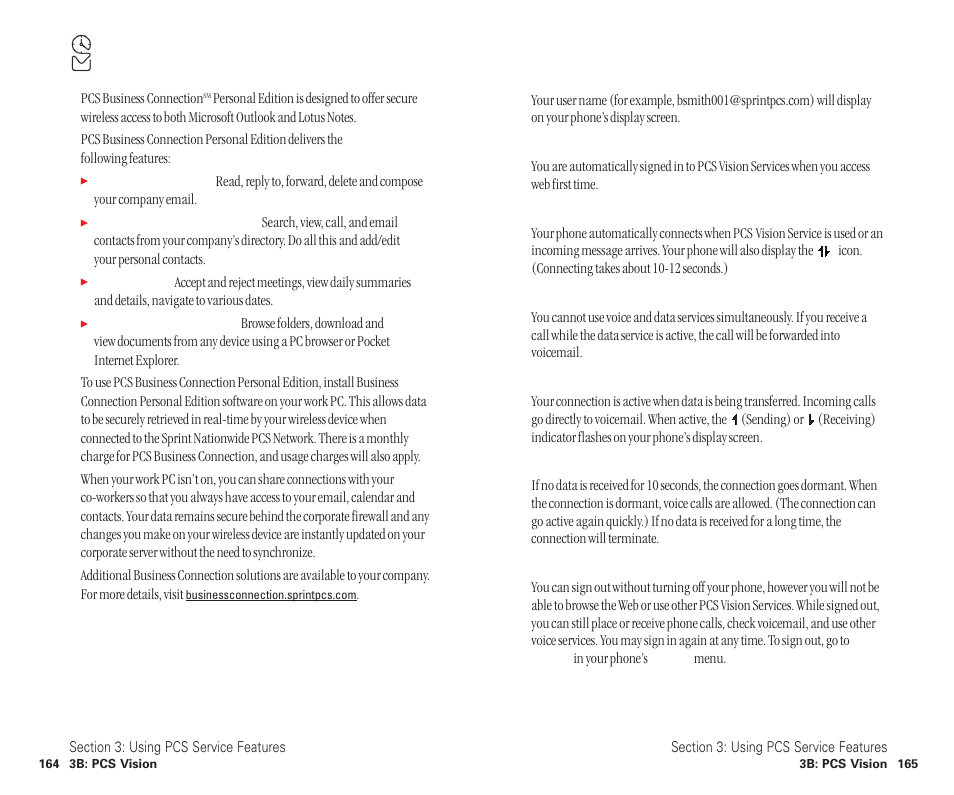 Pcs business connection personal edition, Pcs vision faqs, Pcs business connection | Personal edition | Sanyo SCP-6400 User Manual | Page 88 / 100