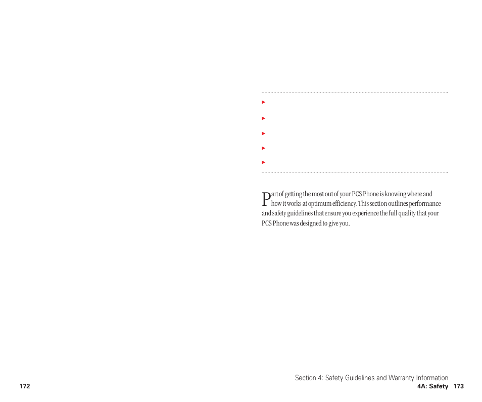 4a. safety, Safety | Sanyo SCP-6400 User Manual | Page 92 / 100