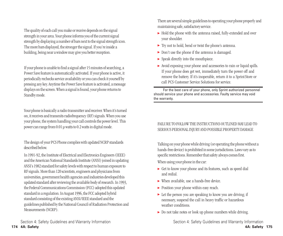 Getting the most out of your reception, Maintaining safe use of and access to your phone | Sanyo SCP-6400 User Manual | Page 93 / 100