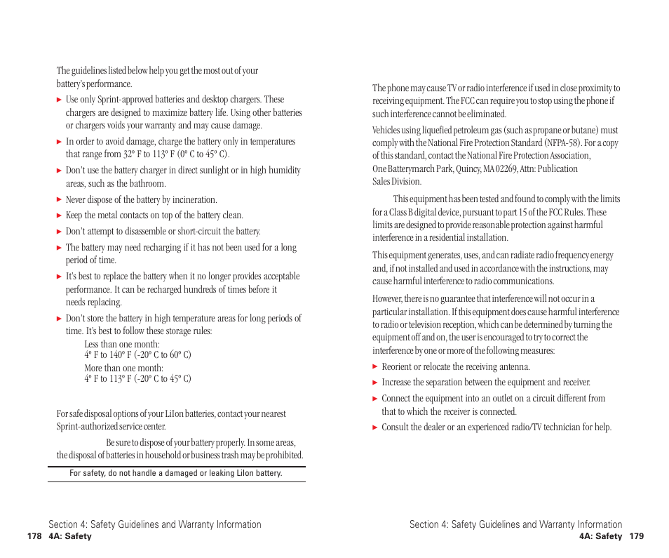 Caring for the battery | Sanyo SCP-6400 User Manual | Page 95 / 100