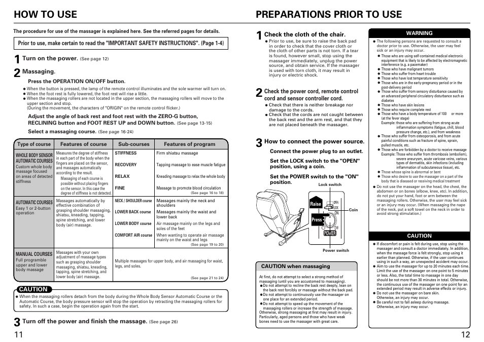 How to use preparations prior to use | Sanyo HEC-DR7700C User Manual | Page 7 / 16