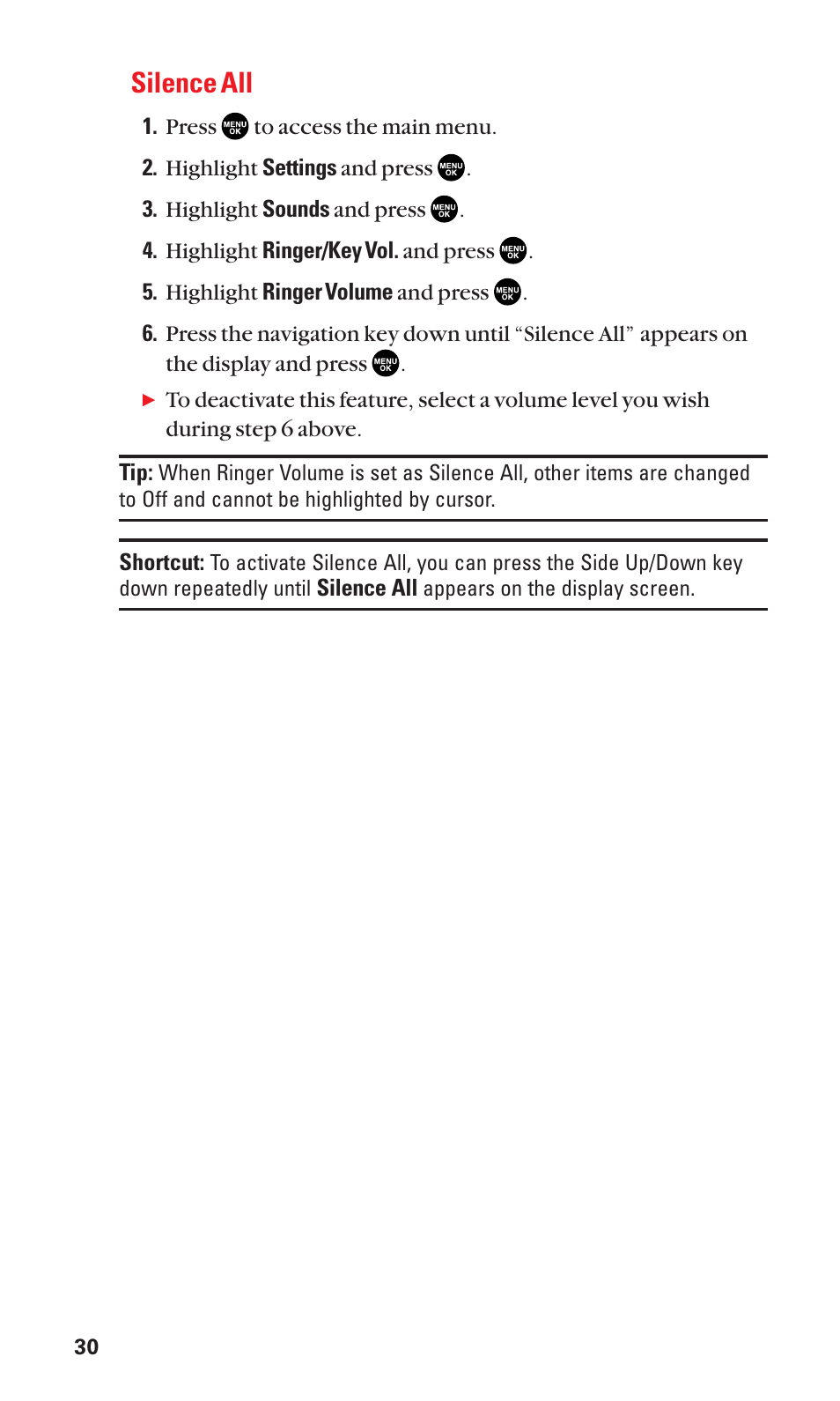 Silence all | Sanyo SCP-2300 User Manual | Page 36 / 150